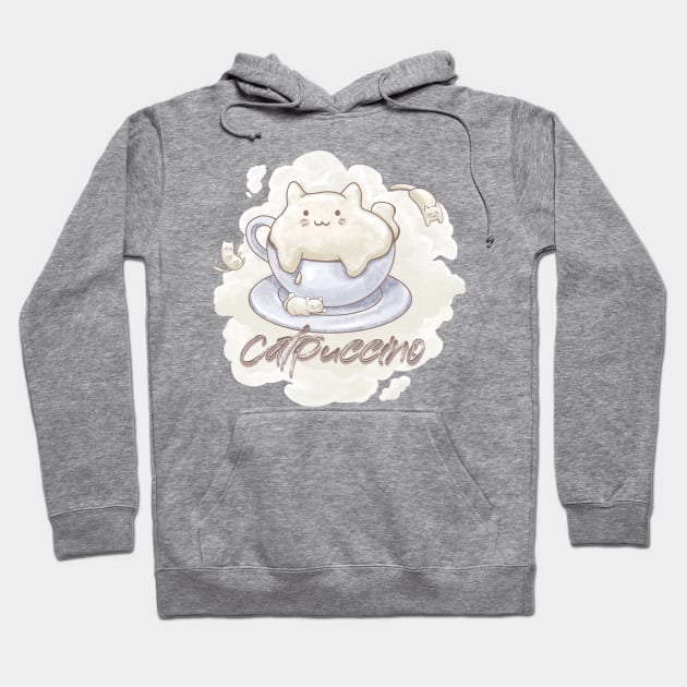 Catpuccino Hoodie by DreamstateStudios